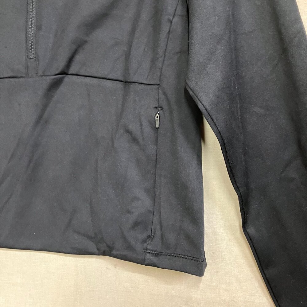 All in Motion Women's XL Black 1/2 Zip-Up Femme Knit Pullover Jacket Thumbhole - Picture 8 of 13